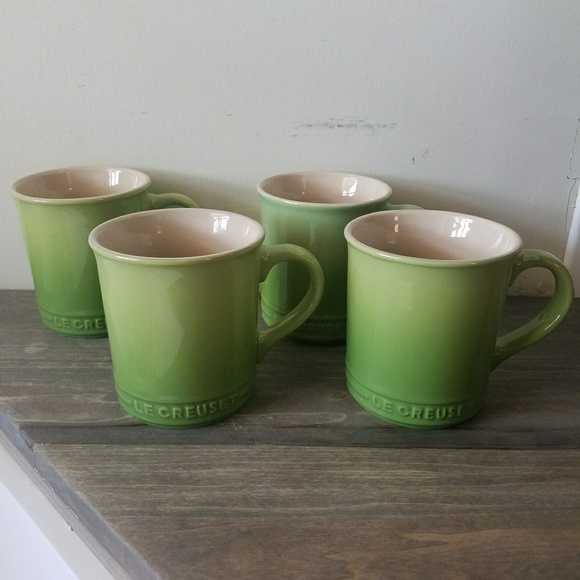 Le Creuset Other - Le Creuset Green Fade Stoneware Coffee 12 oz